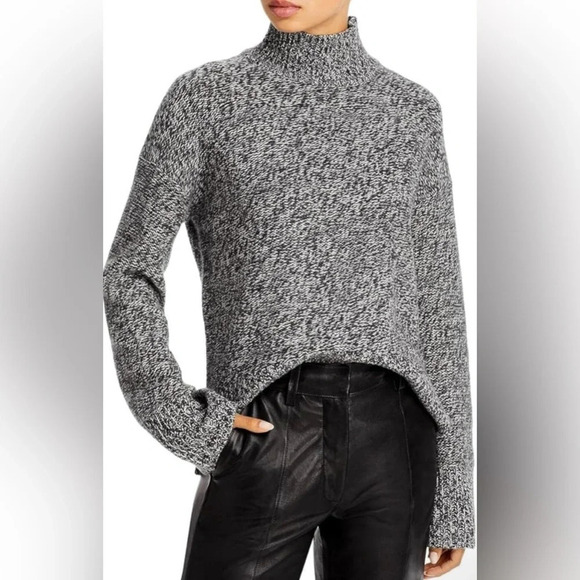 TheoryKarenia Cashmere Mock Turtleneck Sweater (S)